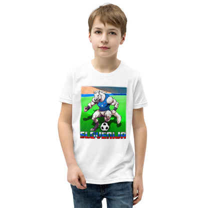 Slowenien EM Fußball Trikot Alternative Kurzärmeliges T-Shirt für Kinder